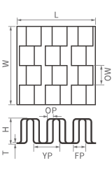 Offset fins